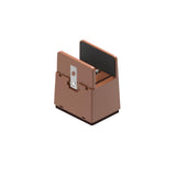 Maxbell 4Pack furnishing Risers furnishing Riser Chair Feet Table Riser for furnishing H 5cm Brown 10-37mm