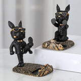 Maxbell Puppy Desktop Phone Holder Cradle Support Lovely Anti Slip for Office Home Type A