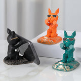 Maxbell Puppy Desktop Phone Holder Cradle Support Lovely Anti Slip for Office Home Type B