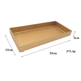 Maxbell Stainless Steel Storage Tray Decorative for NightStand Bathroom Kitchen L