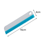 Maxbell Shower Window Squeegee with Hanging Hook for Car Window Mirror shower Blue Gray