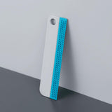 Maxbell Shower Window Squeegee with Hanging Hook for Car Window Mirror shower Blue Gray