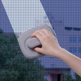 Maxbell Window Screen Cleaning Brush Mesh Screen Cleaner Portable for Window Grey