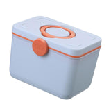 Maxbell First Aid Kit Container Case Family for Travel Home Sewing Light Blue