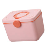 Maxbell First Aid Kit Container Case Family for Travel Home Sewing Pink