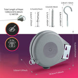 Maxbell Travel Clothesline Outdoors Clothesline Heavy Duty for Indoor Camping Hotel