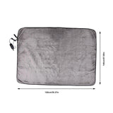 Maxbell Flannel Electric Heated Blanket Throw Camping Bedroom Comfortable Traveling
