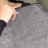 Maxbell Flannel Electric Heated Blanket Throw Camping Bedroom Comfortable Traveling