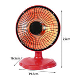 Maxbell Heater Heating Tool Multipurpose Noiseless for Parties Traveling Living Room Red