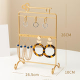 Maxbell Jewelry Display Holder Earrings Bracelet Storage Shelf  Aureate