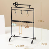 Maxbell Jewelry Display Holder Earrings Bracelet Storage Shelf  Black