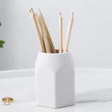 Maxbell Silicone Pen Holder Makeup Holder Home Office Stationery Multiuse Portable White