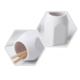 Maxbell Silicone Pen Holder Makeup Holder Home Office Stationery Multiuse Portable White