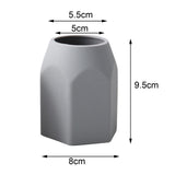Maxbell Silicone Pen Holder Makeup Holder Home Office Stationery Multiuse Portable Grey