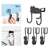 Maxbell Iron Hanging Hooks Decorative Hooks for Drawer Kitchen Bedroom Double Hook