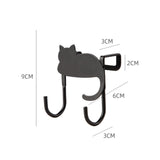 Maxbell Iron Hanging Hooks Decorative Hooks for Drawer Kitchen Bedroom Double Hook