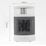 Maxbell 800W Portable Space Heater with Colorful Night Light for Indoor Bedroom