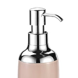 Maxbell 280ml Pump Lotion/Shampoo Bottle Refillable for Kitchen Bathroom Farmhouse Camel