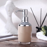 Maxbell 280ml Pump Lotion/Shampoo Bottle Refillable for Kitchen Bathroom Farmhouse Camel