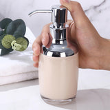 Maxbell 280ml Pump Lotion/Shampoo Bottle Refillable for Kitchen Bathroom Farmhouse Camel