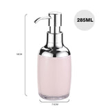 Maxbell 280ml Pump Lotion/Shampoo Bottle Refillable for Kitchen Bathroom Farmhouse Pink