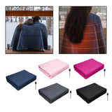 Maxbell Heated Throw Heating Warm Cape Multipurpose for Elderly Outside Travel Blue