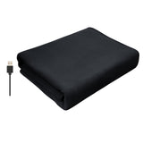 Maxbell Heated Throw Heating Warm Cape Multipurpose for Elderly Outside Travel Black