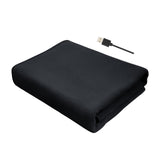 Maxbell Heated Throw Heating Warm Cape Multipurpose for Elderly Outside Travel Black