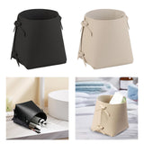 Maxbell Creative Organizer Bag Container Pen Holder for Bedroom Desktop Cabinet Black