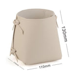 Maxbell Creative Organizer Bag Container Pen Holder for Bedroom Desktop Cabinet Beige
