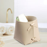 Maxbell Creative Organizer Bag Container Pen Holder for Bedroom Desktop Cabinet Beige