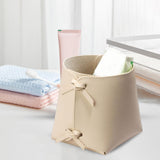 Maxbell Creative Organizer Bag Container Pen Holder for Bedroom Desktop Cabinet Beige