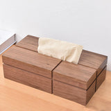 Maxbell Wooden Tissue Case Decorative Napkin Dispenser for Bathroom Hotel Restaurant