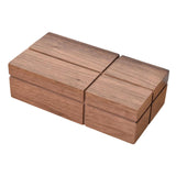 Maxbell Wooden Tissue Case Decorative Napkin Dispenser for Bathroom Hotel Restaurant