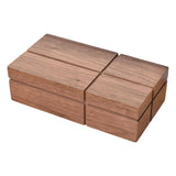 Maxbell Wooden Tissue Case Decorative Napkin Dispenser for Bathroom Hotel Restaurant