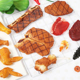 Maxbell Simulation Steak Fake Steak Artificial Meat for Party Home Photography Props Fake Long Steak