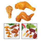Maxbell Lifelike Realistic Simulation Chicken Meat for Props Displaying Decoration Big Drumstick