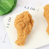 Maxbell Lifelike Realistic Simulation Chicken Meat for Props Displaying Decoration Fried Chicken Legs
