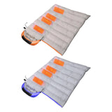 Maxbell Heated Sleeping Bag Soft USB Waterproof Warm for Hiking Camping Outdoor Blue