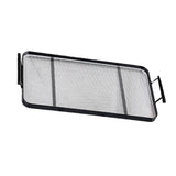 Maxbell Decorative Tray with Handle Rectangle Portable for Ottoman Breakfast Black