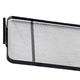 Maxbell Decorative Tray with Handle Rectangle Portable for Ottoman Breakfast Black