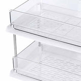 Maxbell Desk Organizer with Drawer Detachable for Bathroom Countertop two layers