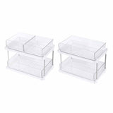 Maxbell Desk Organizer with Drawer Detachable for Bathroom Countertop two layers