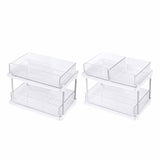 Maxbell Desk Organizer with Drawer Detachable for Bathroom Countertop two layers