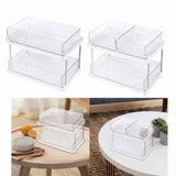 Maxbell Desk Organizer with Drawer Detachable for Bathroom Countertop two layers