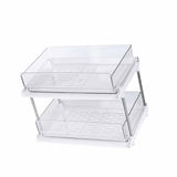 Maxbell Desk Organizer with Drawer Detachable for Bathroom Countertop two layers