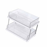 Maxbell Desk Organizer with Drawer Detachable for Bathroom Countertop two layers