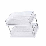 Maxbell Desk Organizer with Drawer Detachable for Bathroom Countertop two layers