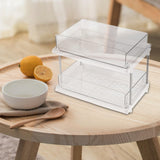 Maxbell Desk Organizer with Drawer Detachable for Bathroom Countertop two layers