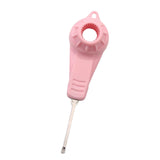 Maxbell 3 in 1 Water Bottles Fruit Juice Pack Opener Yogurt Cover Opener Multifunction Pink